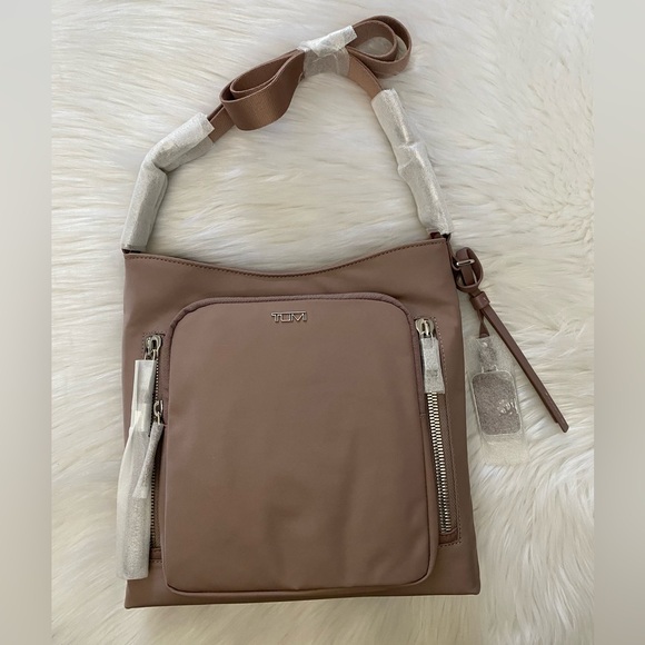 TUMI Light Mauve Voyager Tyler Crossbody Bag